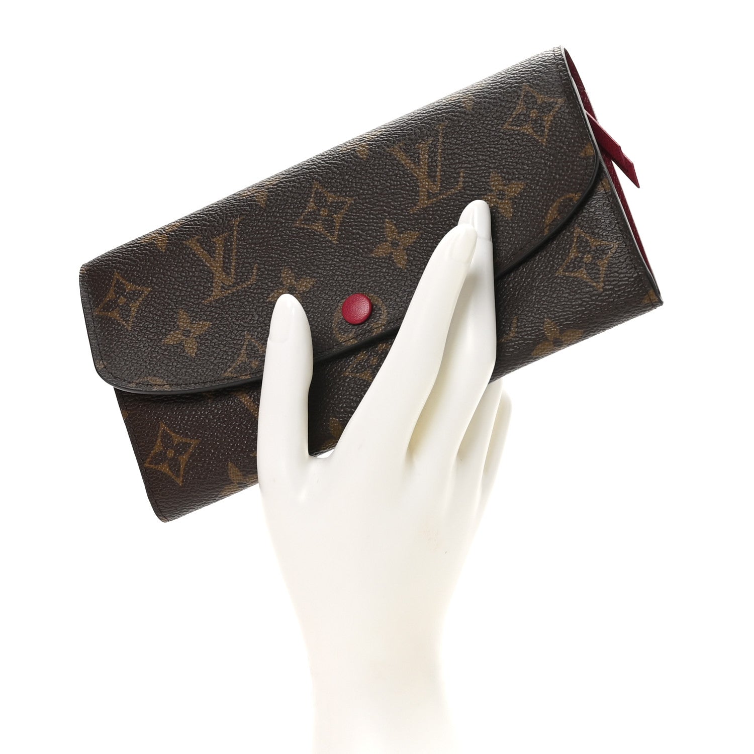 Louis Vuitton Monogram Emilie Wallet Fuchsia 2 of 8