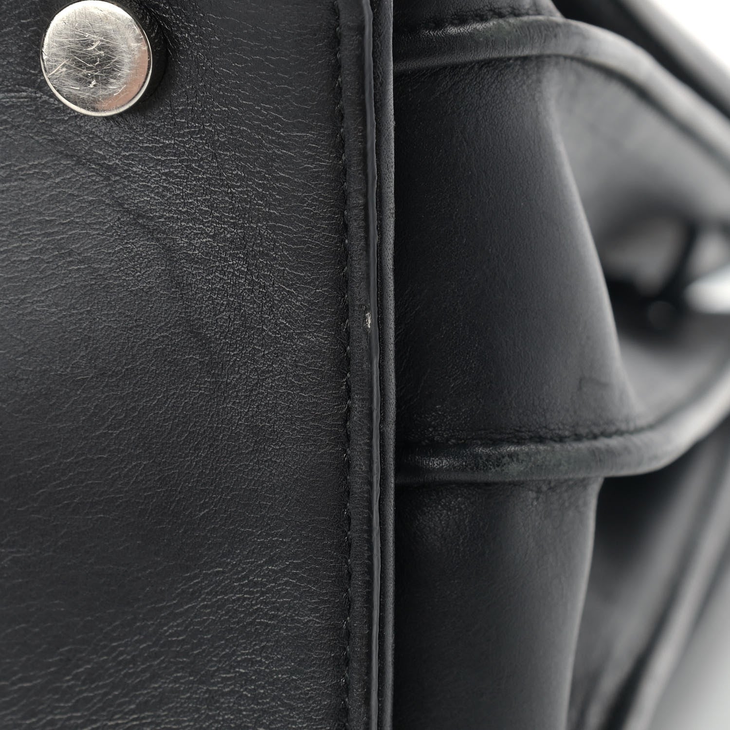 Saint Laurent Calfskin Studded Small Sac De Jour Black 12 of 19