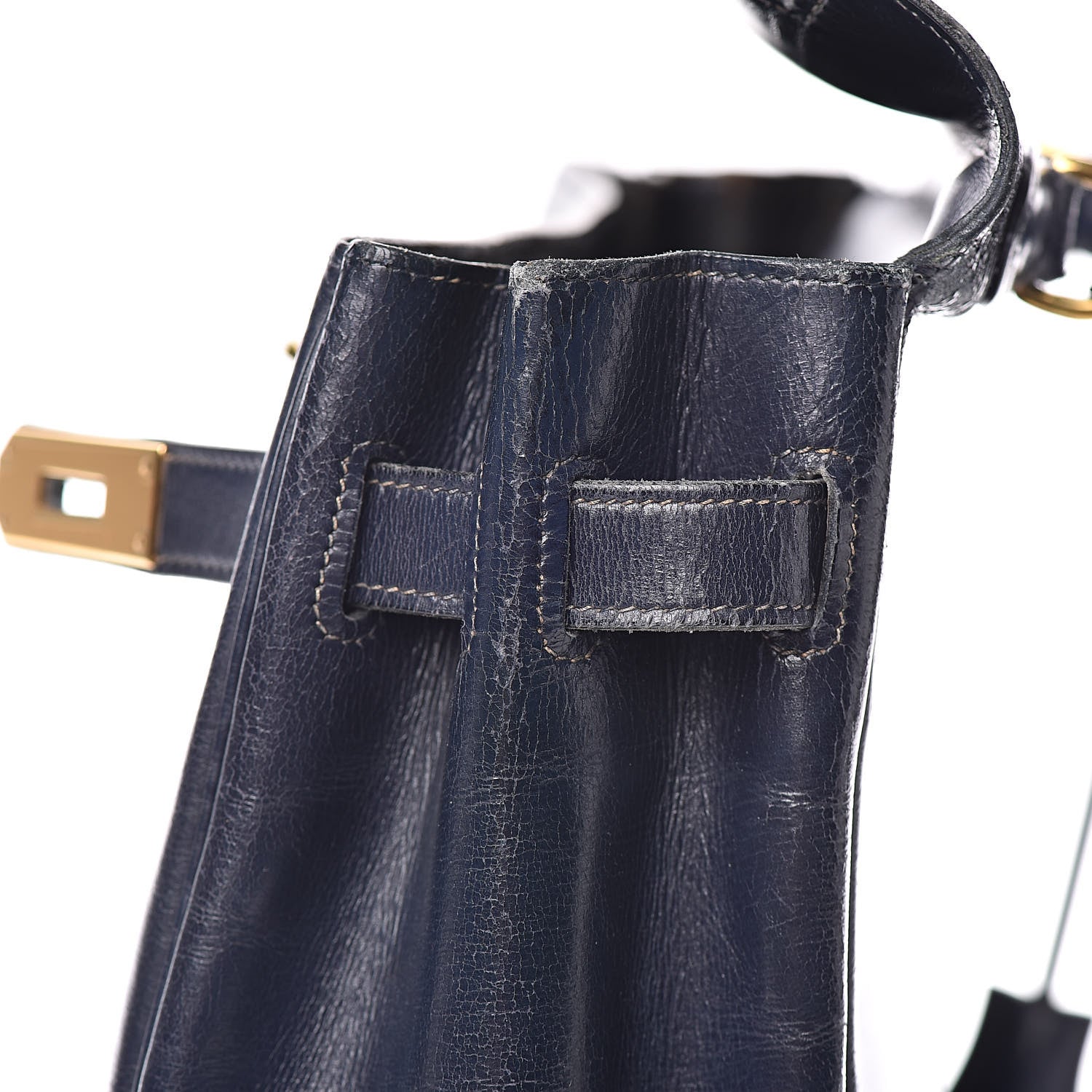 Hermes Box Kelly Retourne 32 Bleu Marine 20 of 33