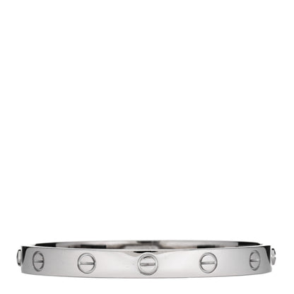 Cartier 18K White Gold LOVE Bracelet 16 2 of 6
