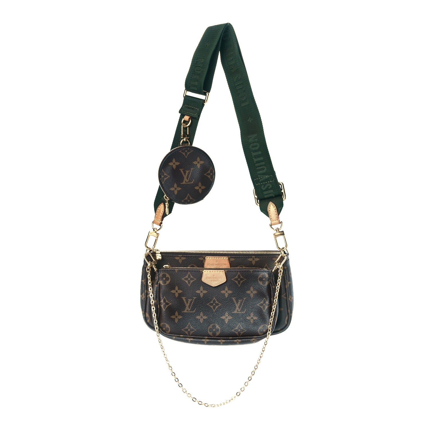 Louis Vuitton Monogram Multi Pochette Accessories Kaki 1 of 10