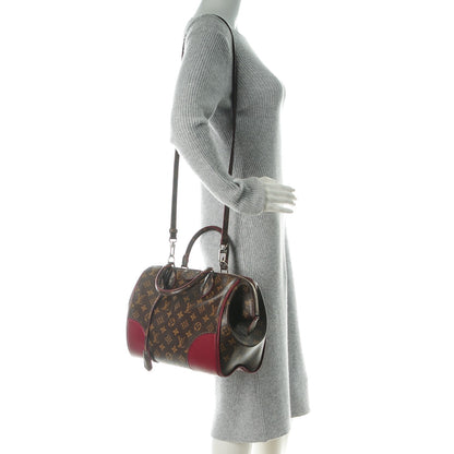Louis Vuitton Monogram Shine Doc PM Bordeaux 2 of 7