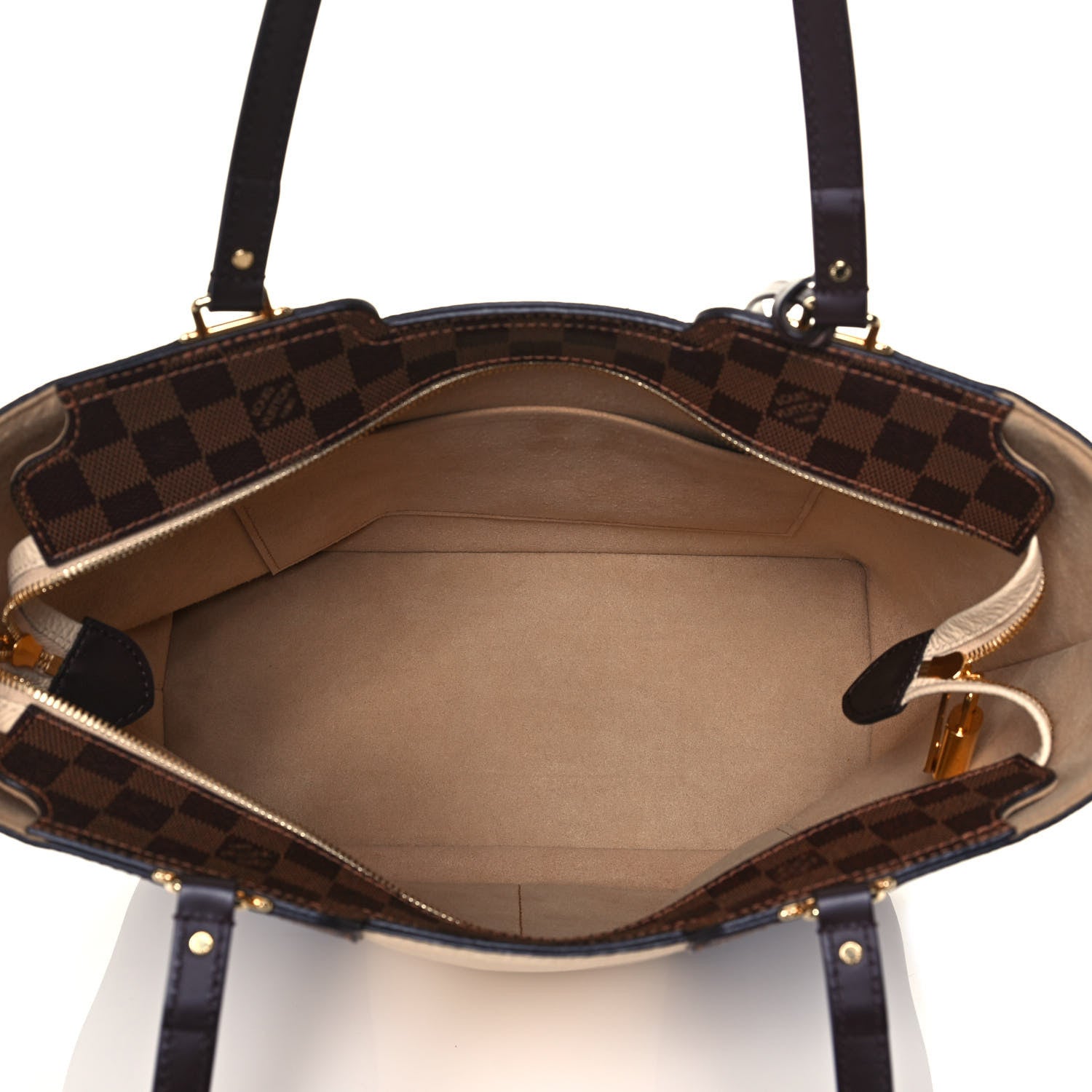 Louis Vuitton Damier Ebene Jersey Creme 5 of 12