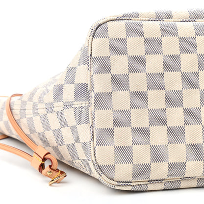 Louis Vuitton Damier Azur Neo Neverfull MM Rose Ballerine 10 of 11