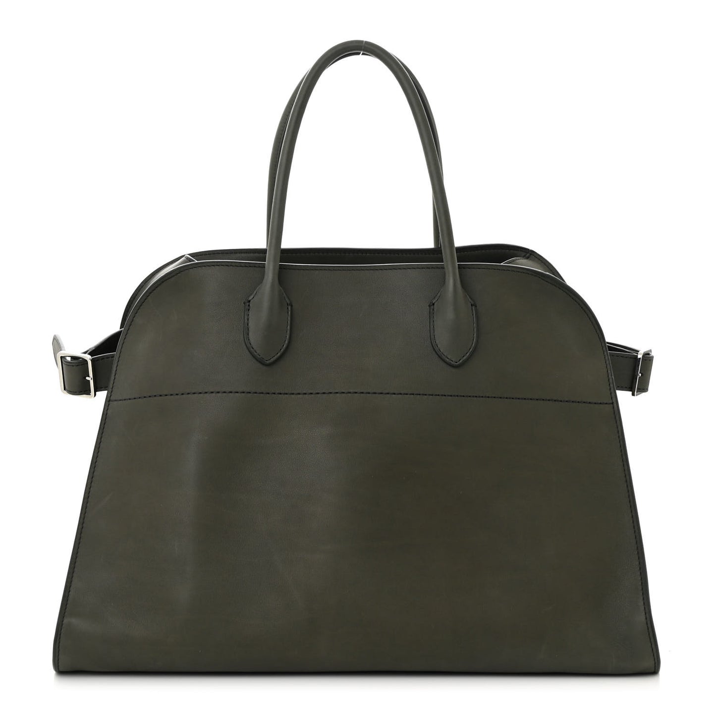 Polished Saddle Calfskin Soft Margaux 15 Koala Grey