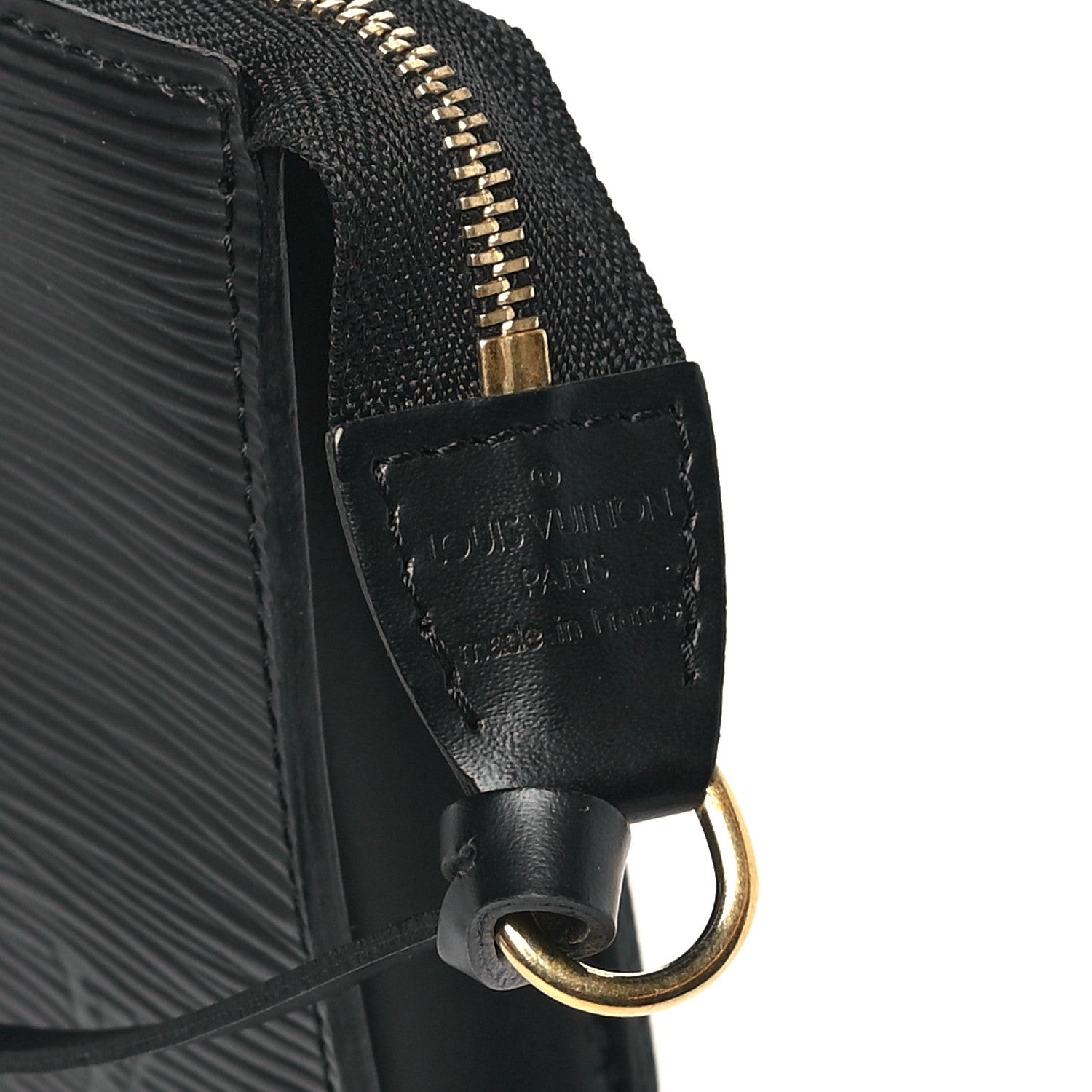 Louis Vuitton Epi Pochette Accessories 24 Black 6 of 10