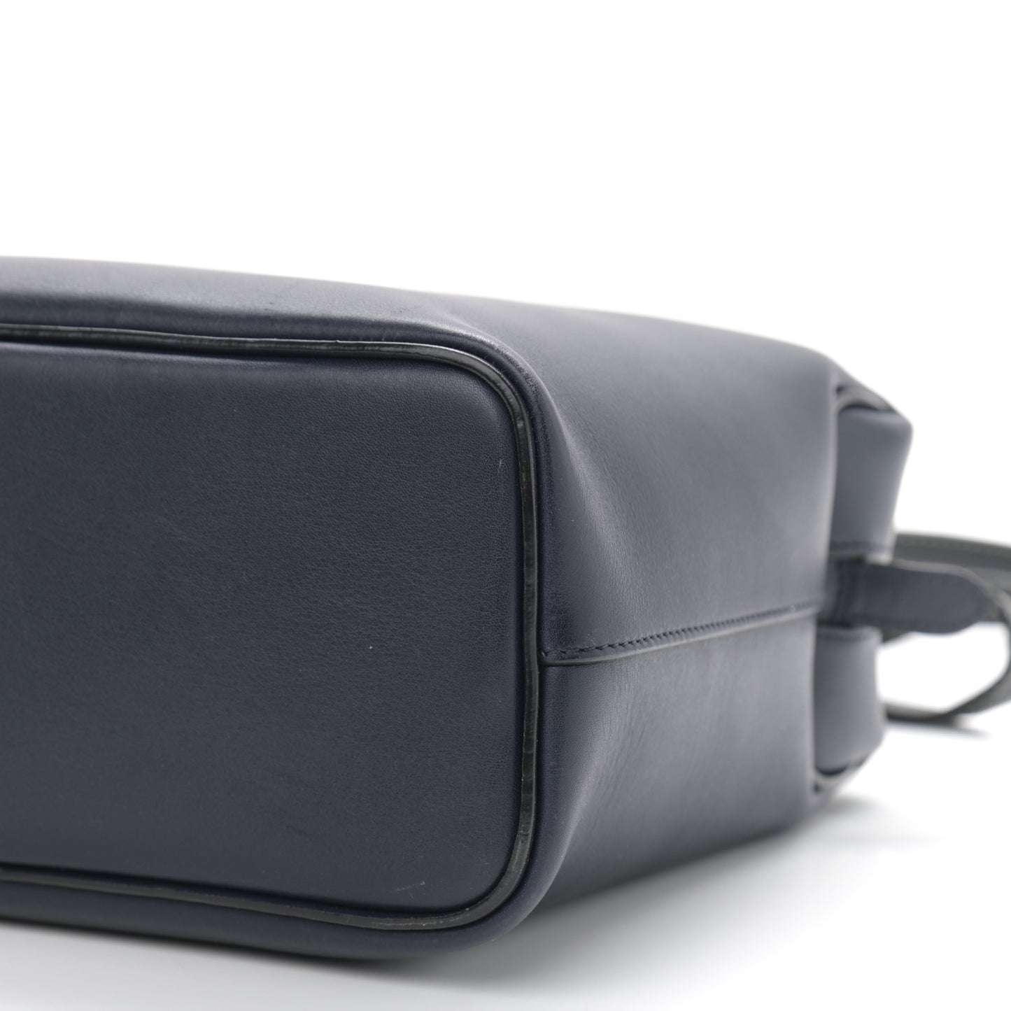 Lambskin Small Soft Cube Satchel Navy