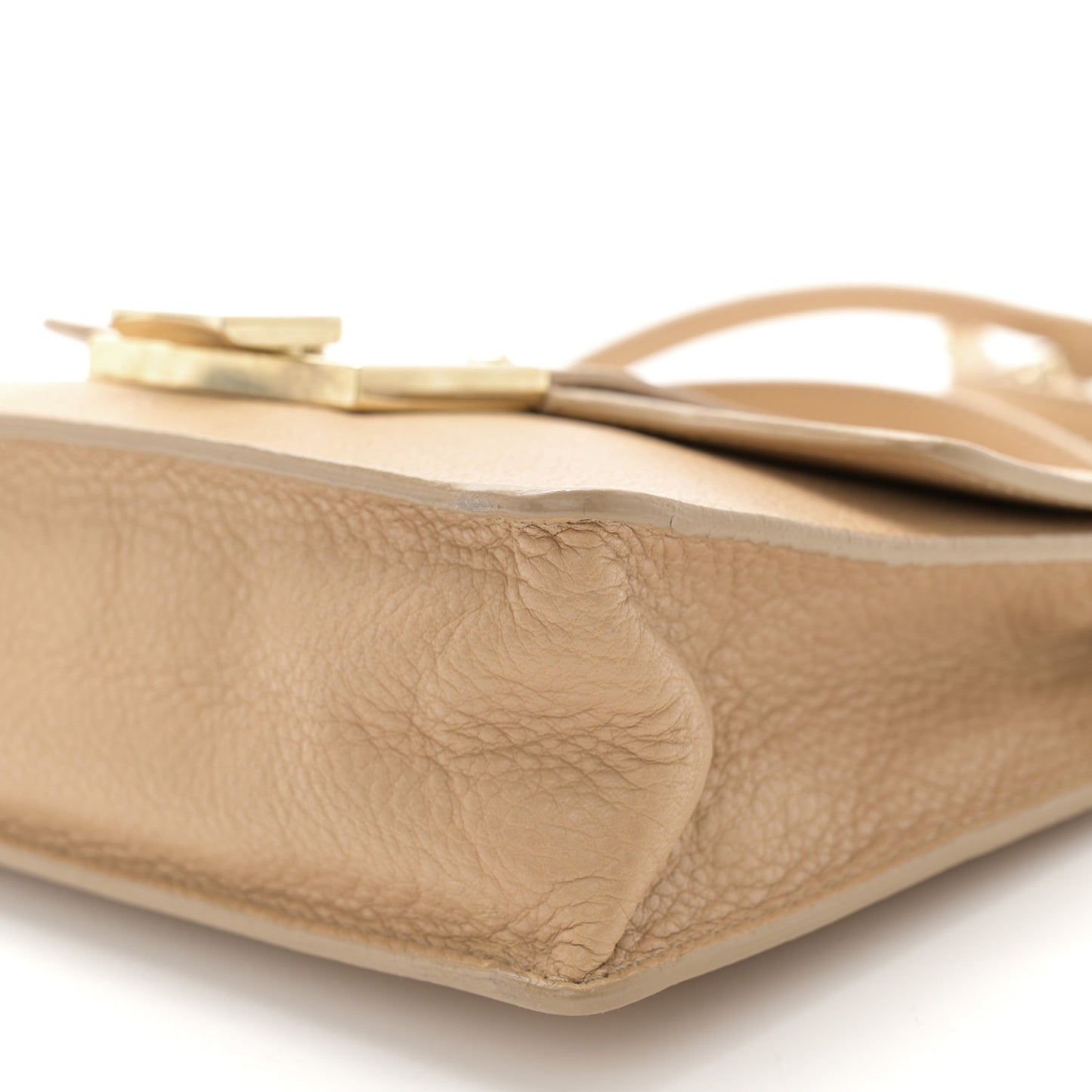 Calfskin Rebel Crossbody Bag Beige
