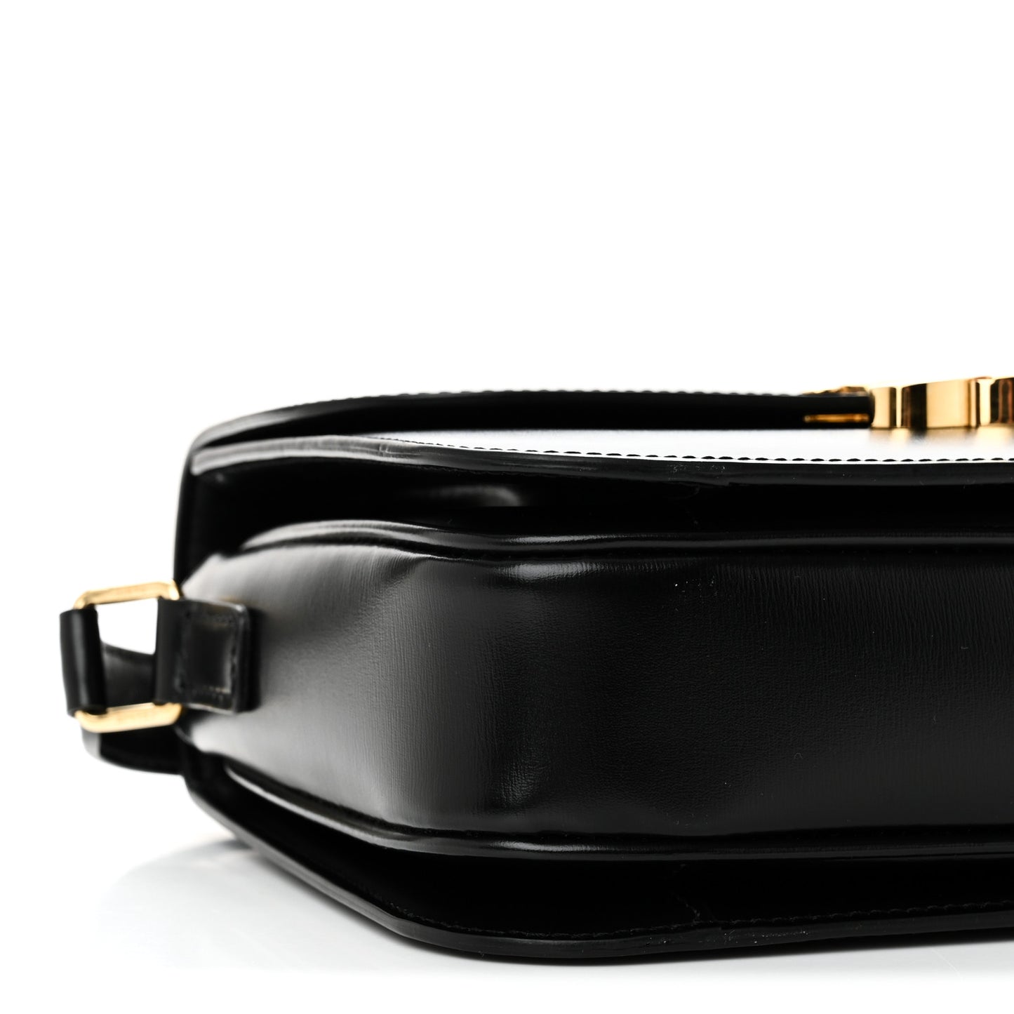 Shiny Calfskin Medium Triomphe Black