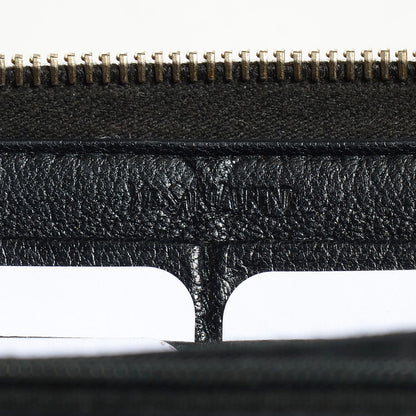 Saint Laurent Chevre Belle De Jour Zip Around Wallet Black 7 of 9
