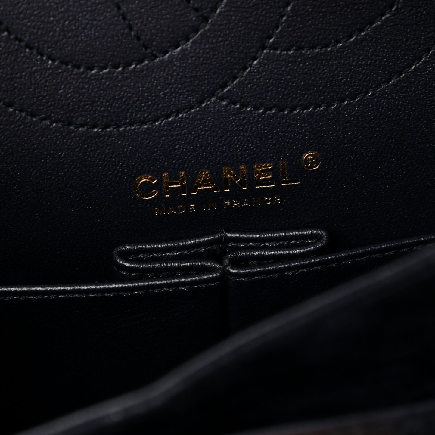 Ombre Velvet Quilted 2.55 Reissue 225 Flap Navy