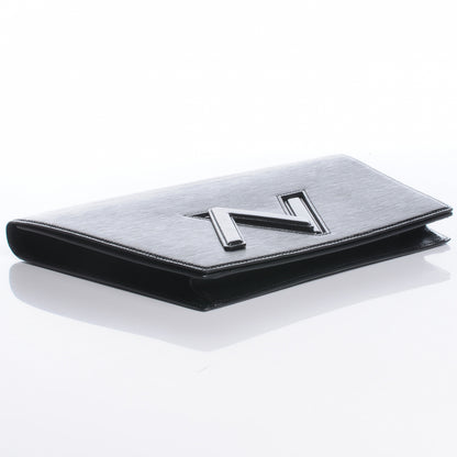 Louis Vuitton Epi Pochette Trapeze Clutch Black 4 of 7