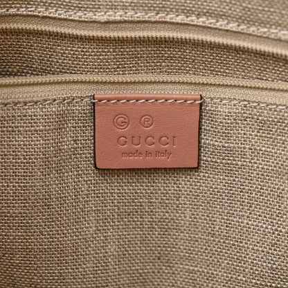 Gucci Soft Microguccissima Small Zippered Satchel Soft Pink 6 of 12