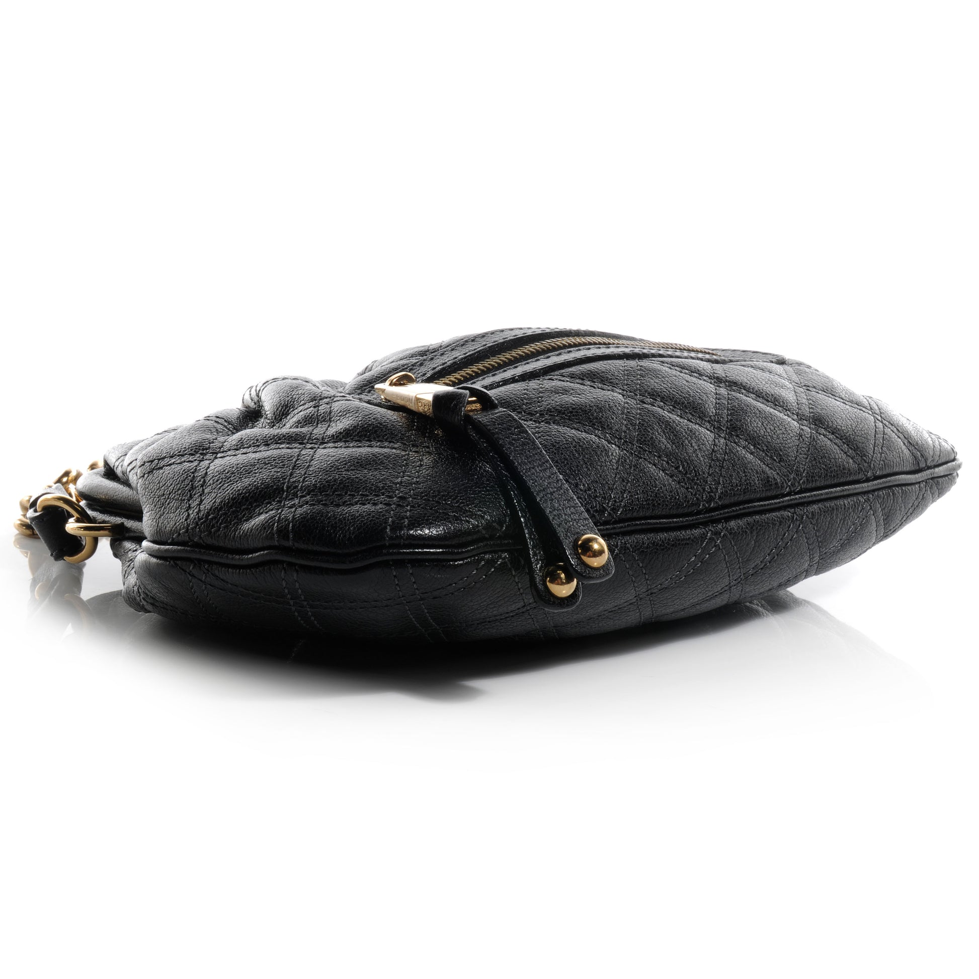 Marc Jacobs Quilted Leather Little Stam Black 4 of 8