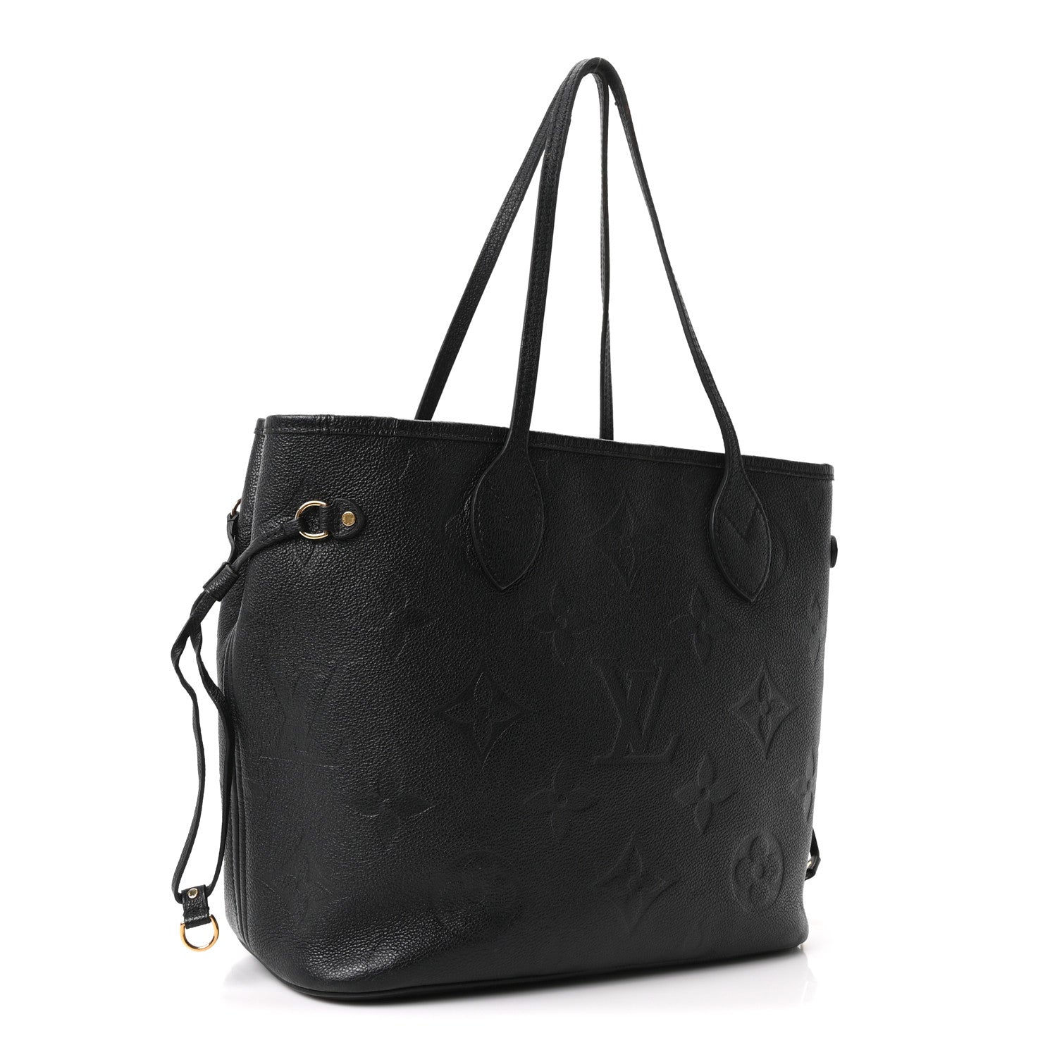 Louis Vuitton Empreinte Monogram Giant Neverfull MM Black 3 of 9