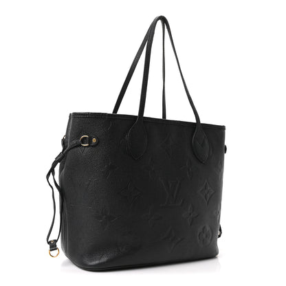 Louis Vuitton Empreinte Monogram Giant Neverfull MM Black 3 of 9