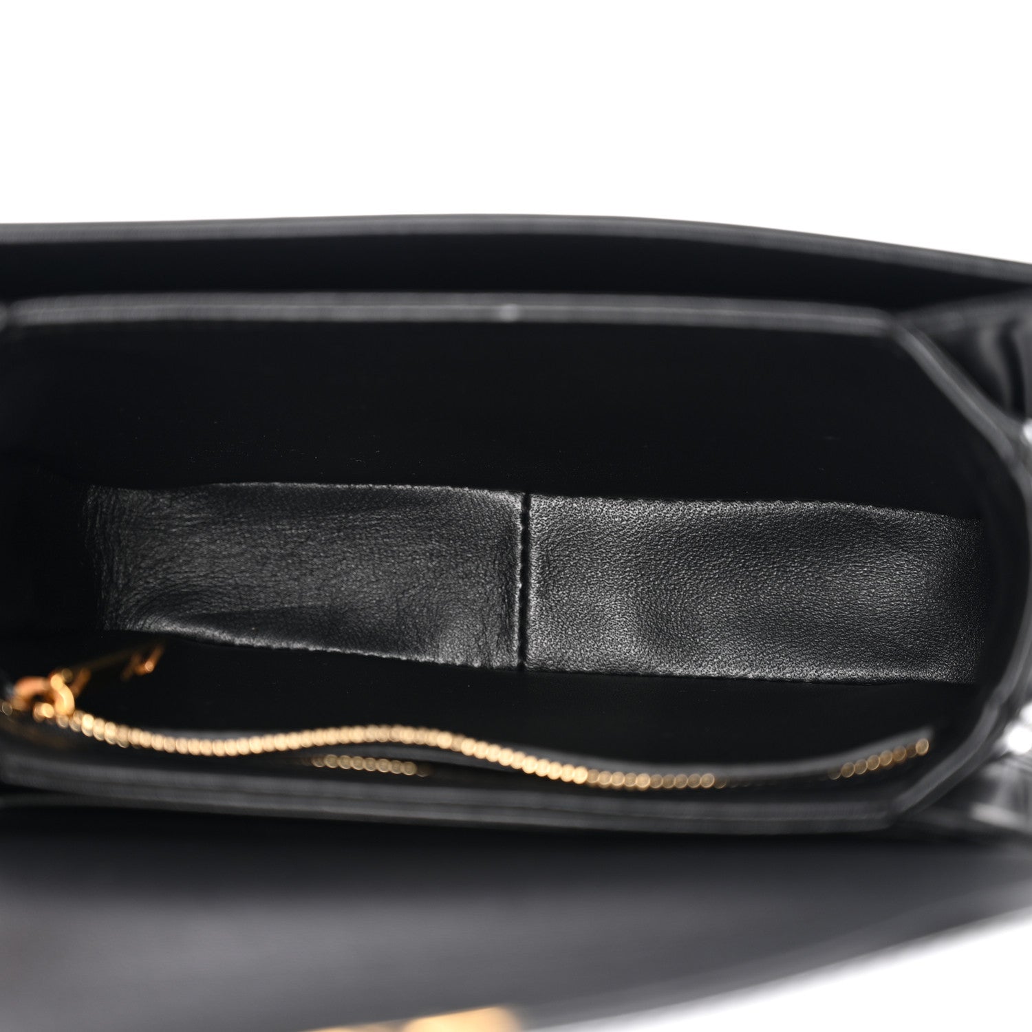 Celine Shiny Calfskin Teen Triomphe Black 5 of 10