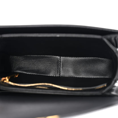 Celine Shiny Calfskin Teen Triomphe Black 5 of 10
