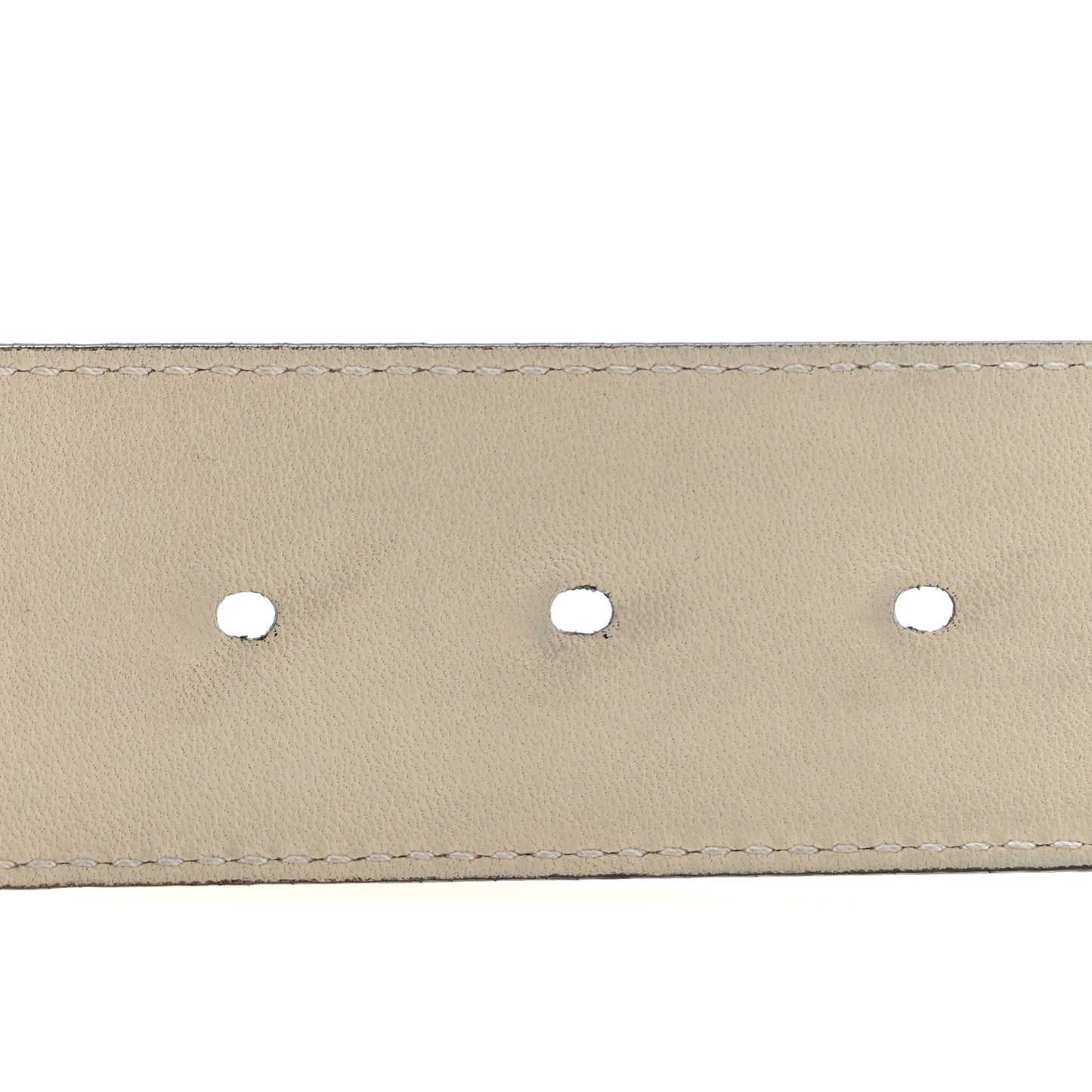 Calfskin Double G 40mm Belt 85 34 Mystic White