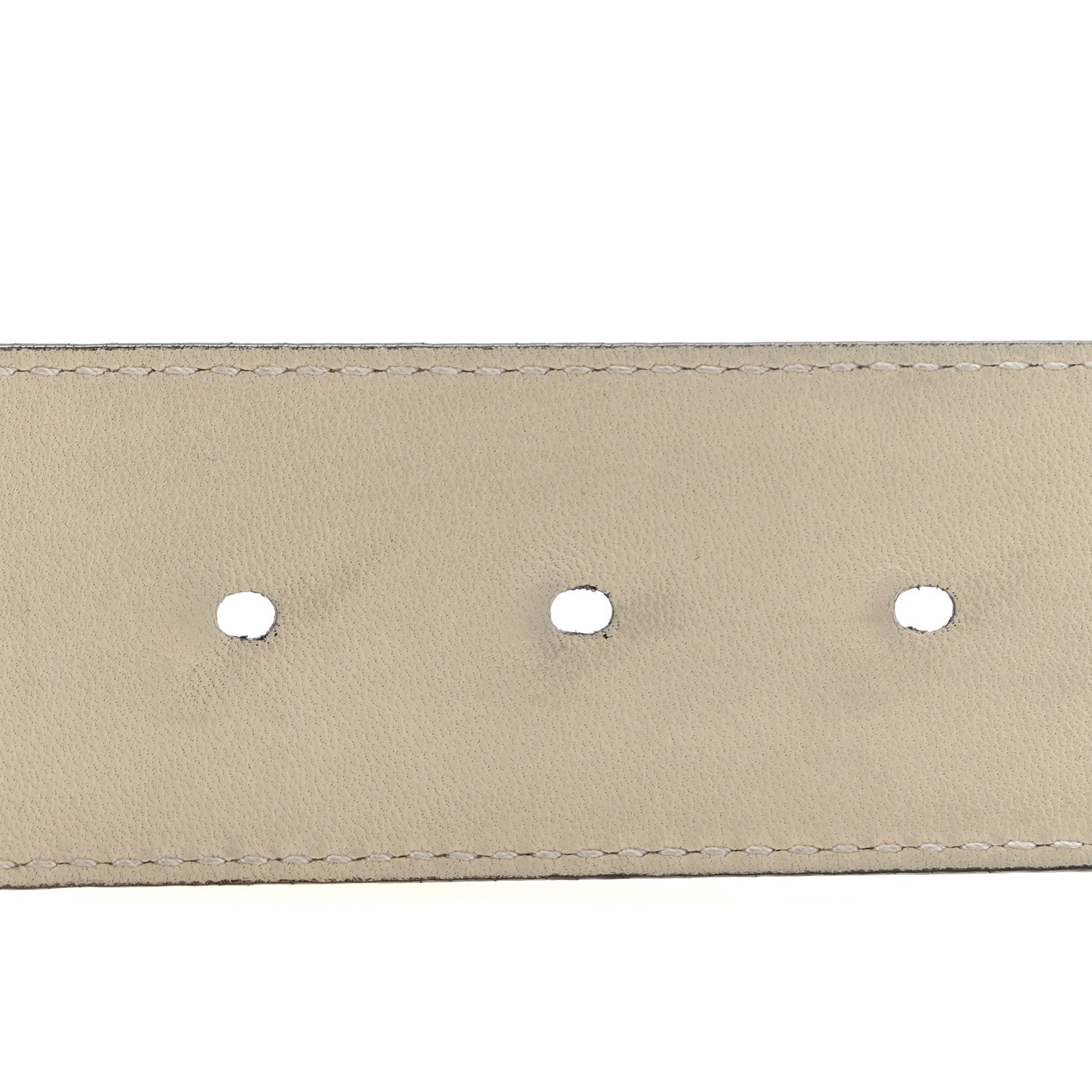 Gucci Calfskin Double G 40mm Belt 85 34 Mystic White 4 of 8