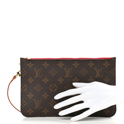 Louis Vuitton Monogram Neverfull MM GM Pochette Cherry 2 of 7