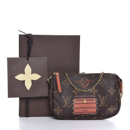 Louis Vuitton Monogram Trunks and Locks Mini Pochette Accessories 8 of 8