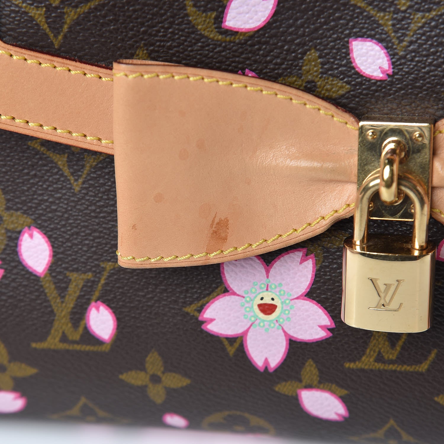 Louis Vuitton Monogram Cherry Blossom Sac Retro Bag Brown 11 of 16