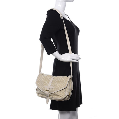 Louis Vuitton Monogram Mini Lin Saumur Dune 2 of 12