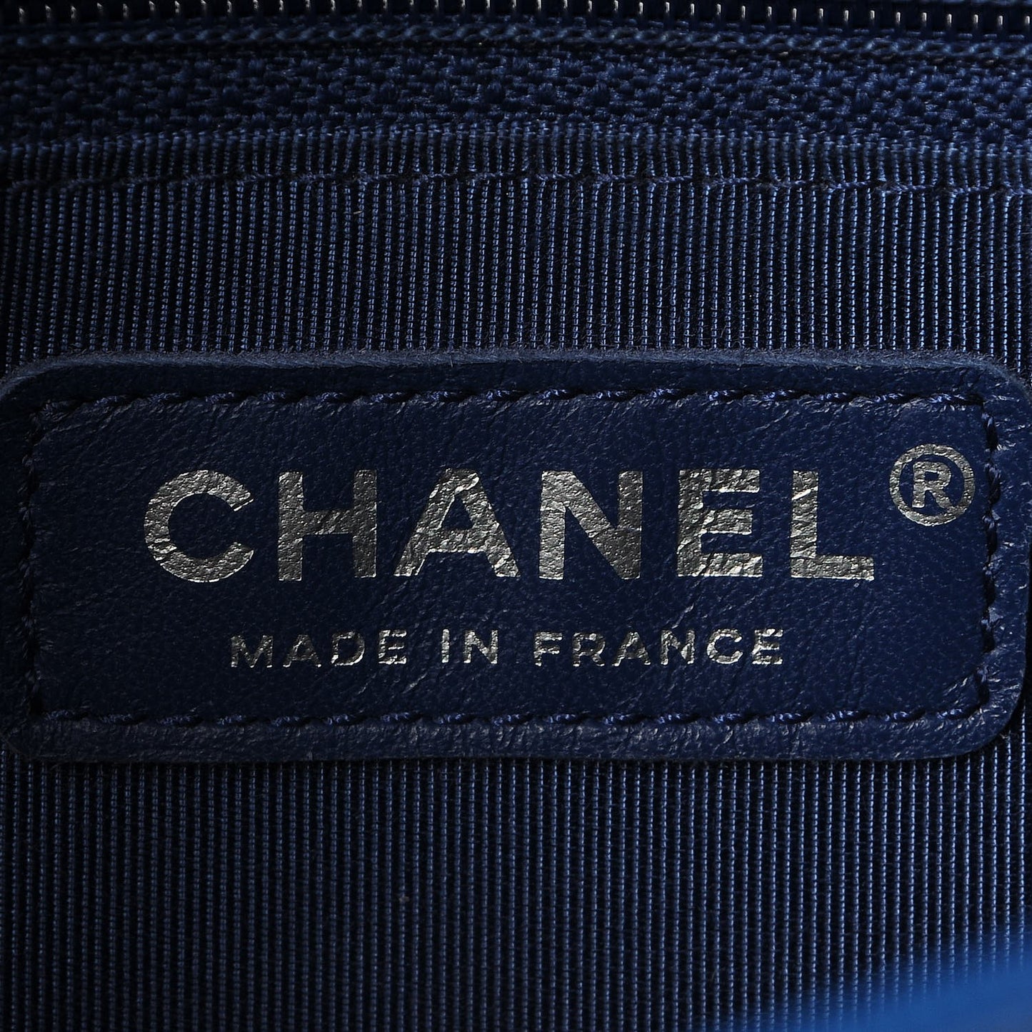 Caviar Quilted New Medium Boy Flap Dark Blue