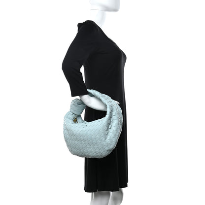 Bottega Veneta Nappa Intrecciato Teen Jodie Hobo Teal Washed 2 of 9