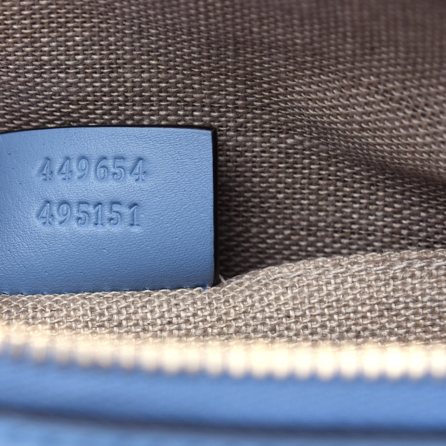 Microguccissima Mini Dome Bag Mineral Blue