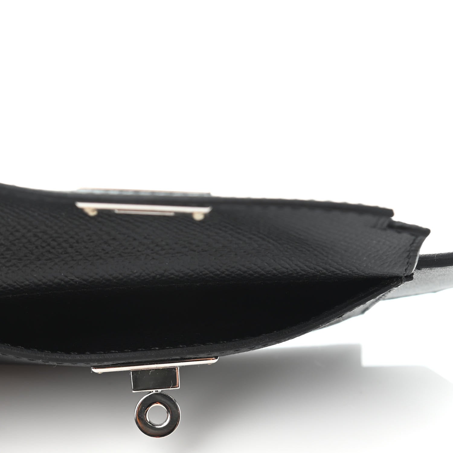 Hermes Swift Epsom Pocket Kelly Shoulder Strap Black 3 of 4