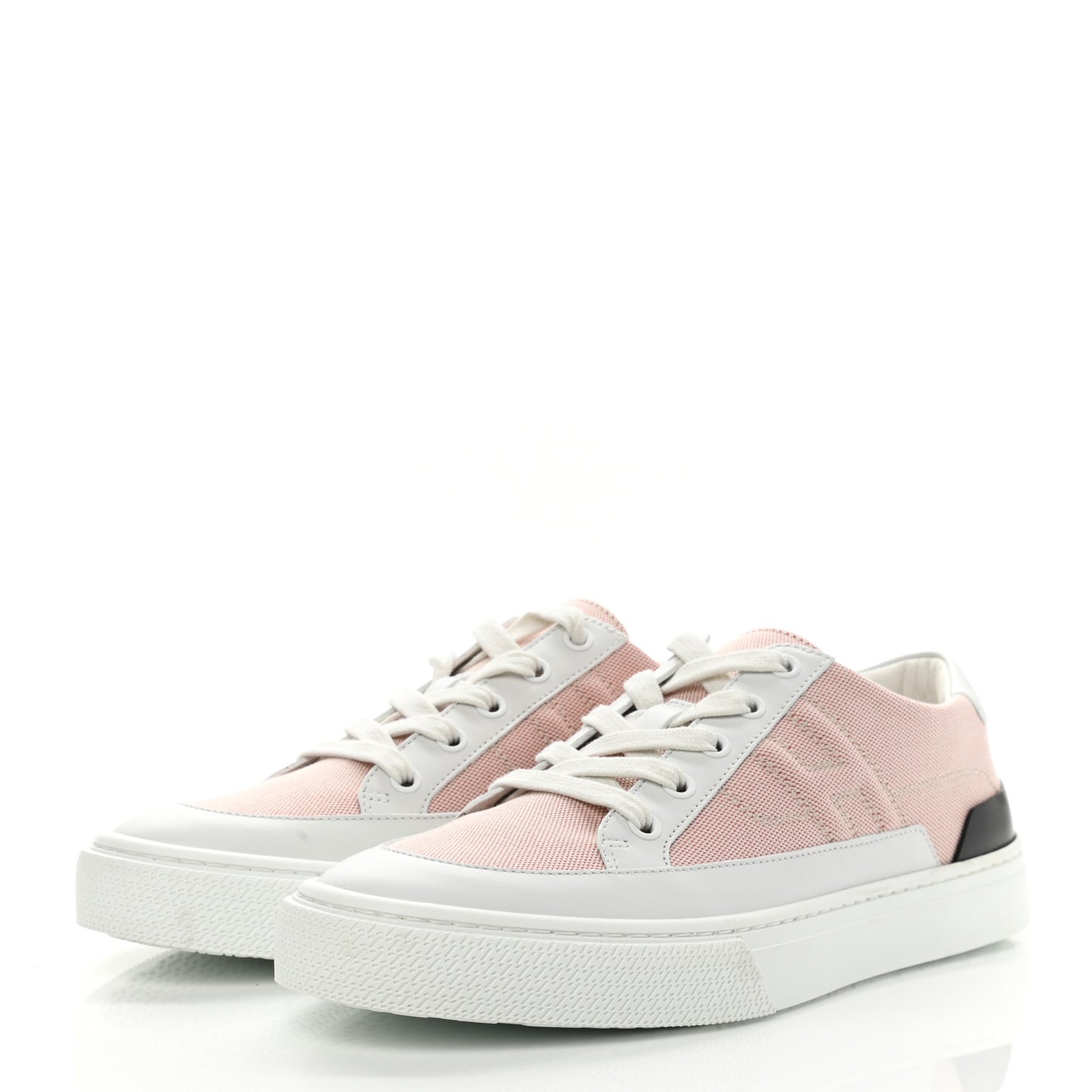 Canvas Calfskin Deep Sneakers 39 Framboise White