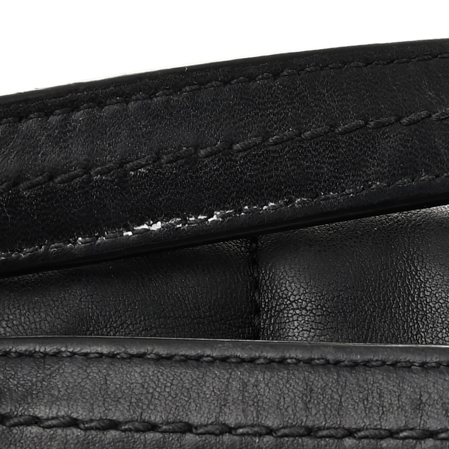 Saint Laurent Lambskin Quilted Small Loulou Puffer Monogram Chain Satchel Black 12 of 12