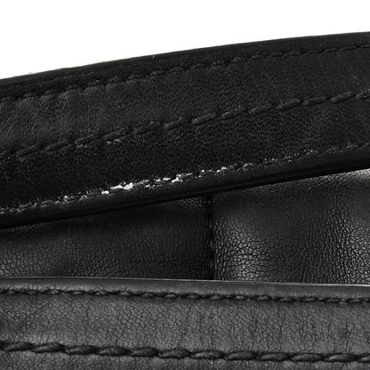 Saint Laurent Lambskin Quilted Small Loulou Puffer Monogram Chain Satchel Black 12 of 12