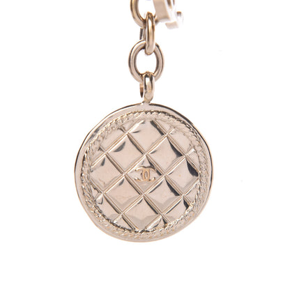 Chanel Quilted CC Key Chain Gold 4 of 5