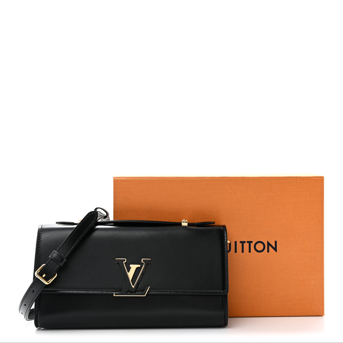 Louis Vuitton Calfskin LV Wallet On Chain Capucines Black 12 of 12