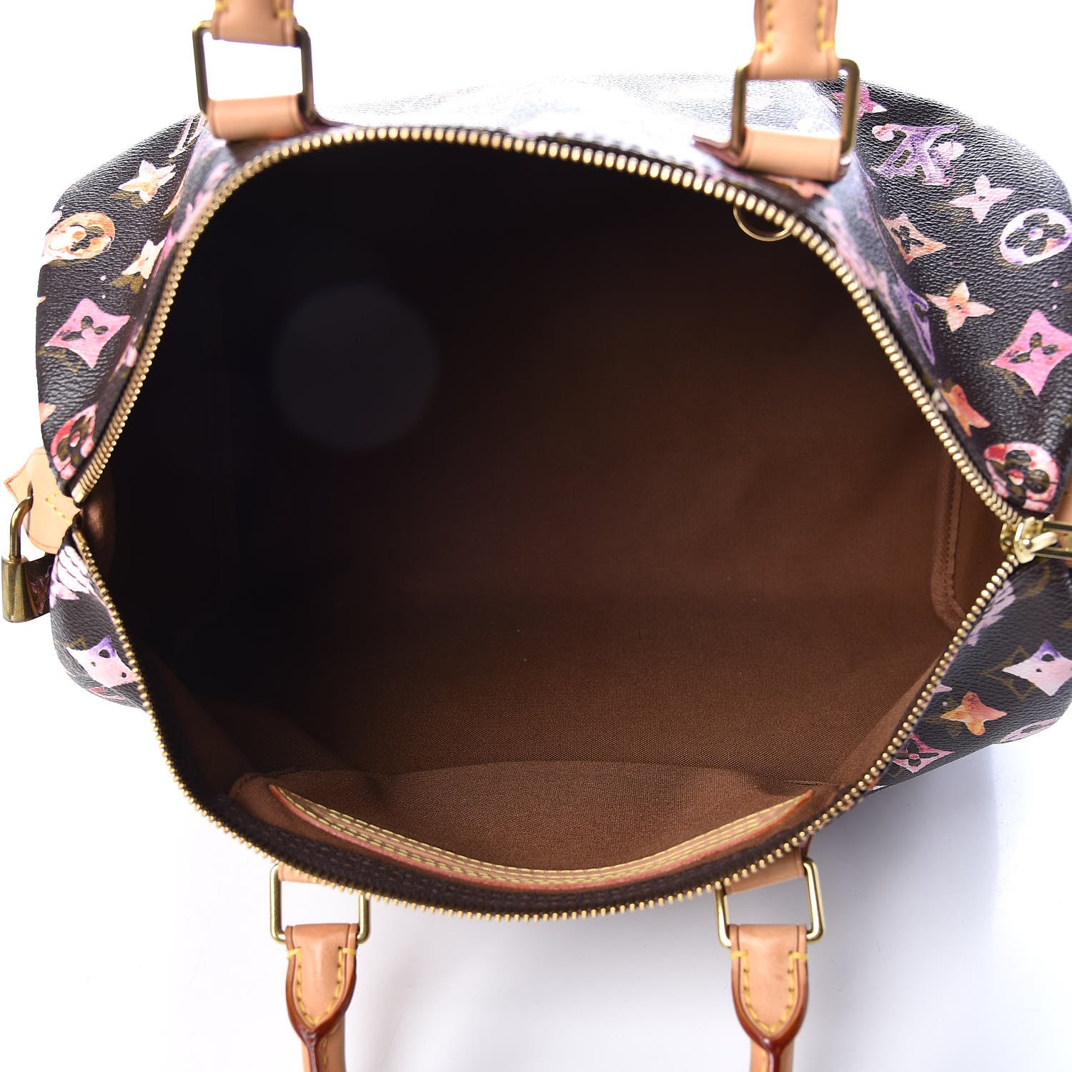 Louis Vuitton Watercolor Aquarelle Speedy 35 Brown 5 of 10