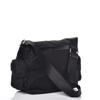 Prada Nylon Vela Messenger Bag Black 3 of 9