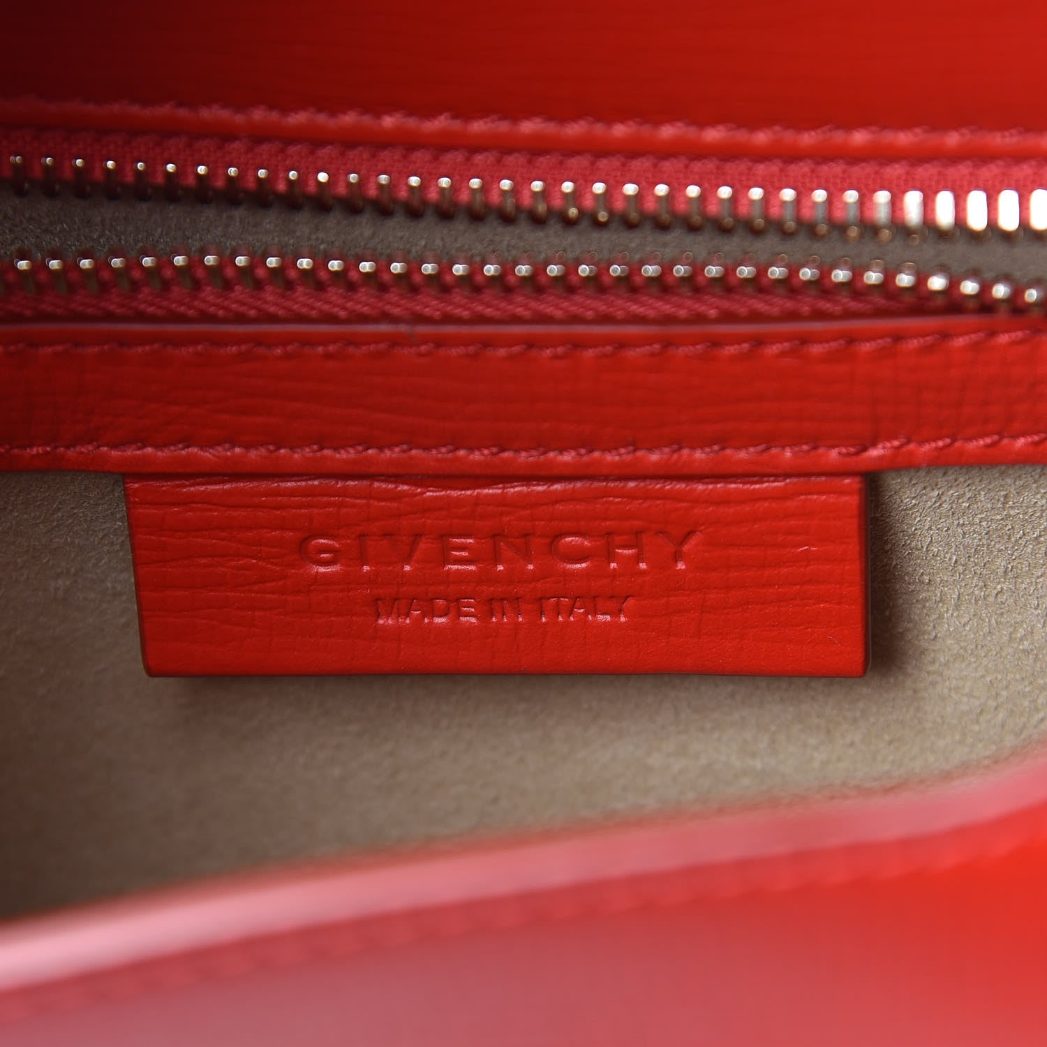 Givenchy Textured Calfskin Mini Pandora Box Chain Crossbody Bag Medium Red 6 of 13