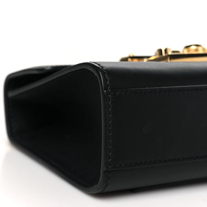 Gucci Calfskin Small Padlock Shoulder Bag Black 9 of 10