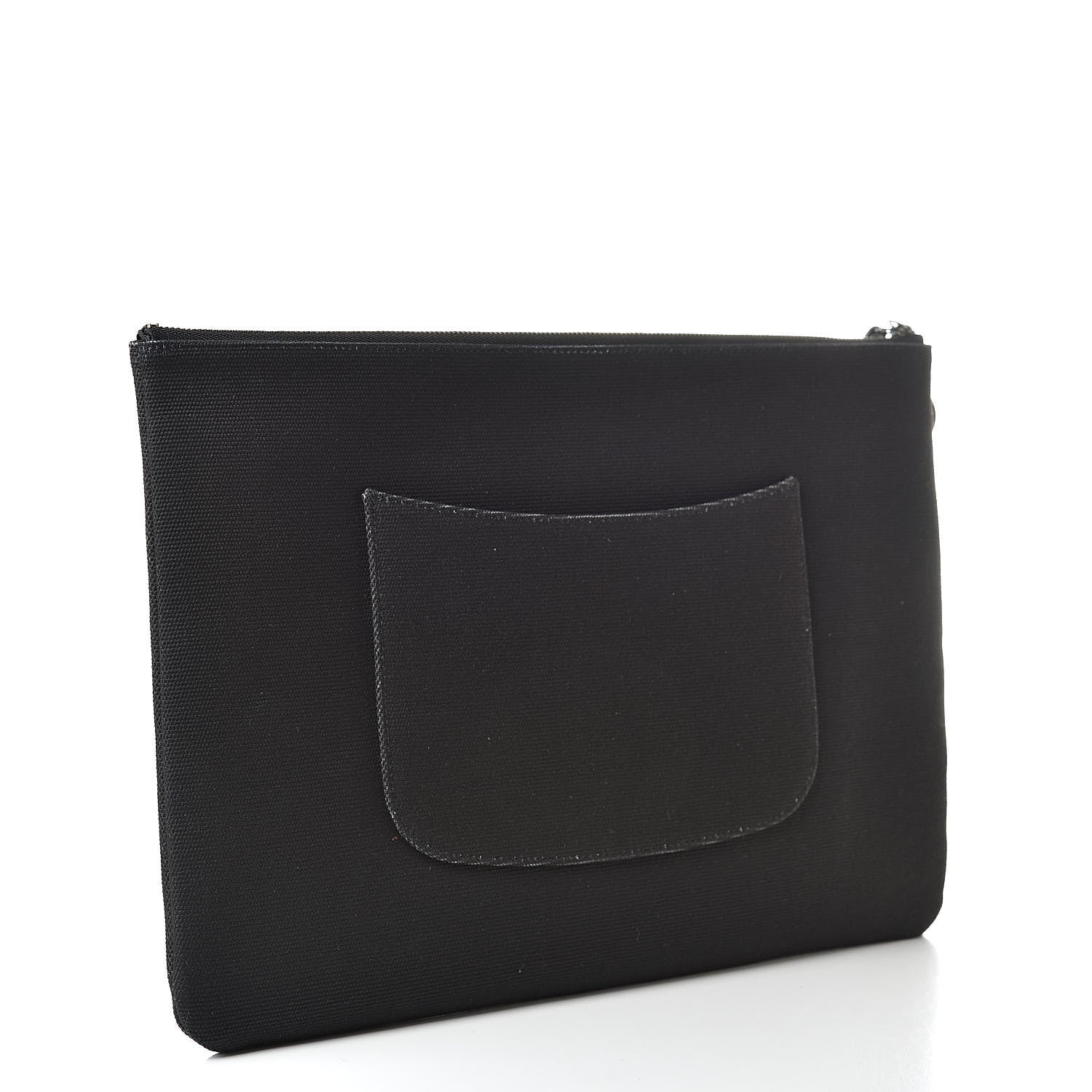Chanel Canvas La Pausa Large Cosmetic Case Black 3 of 8