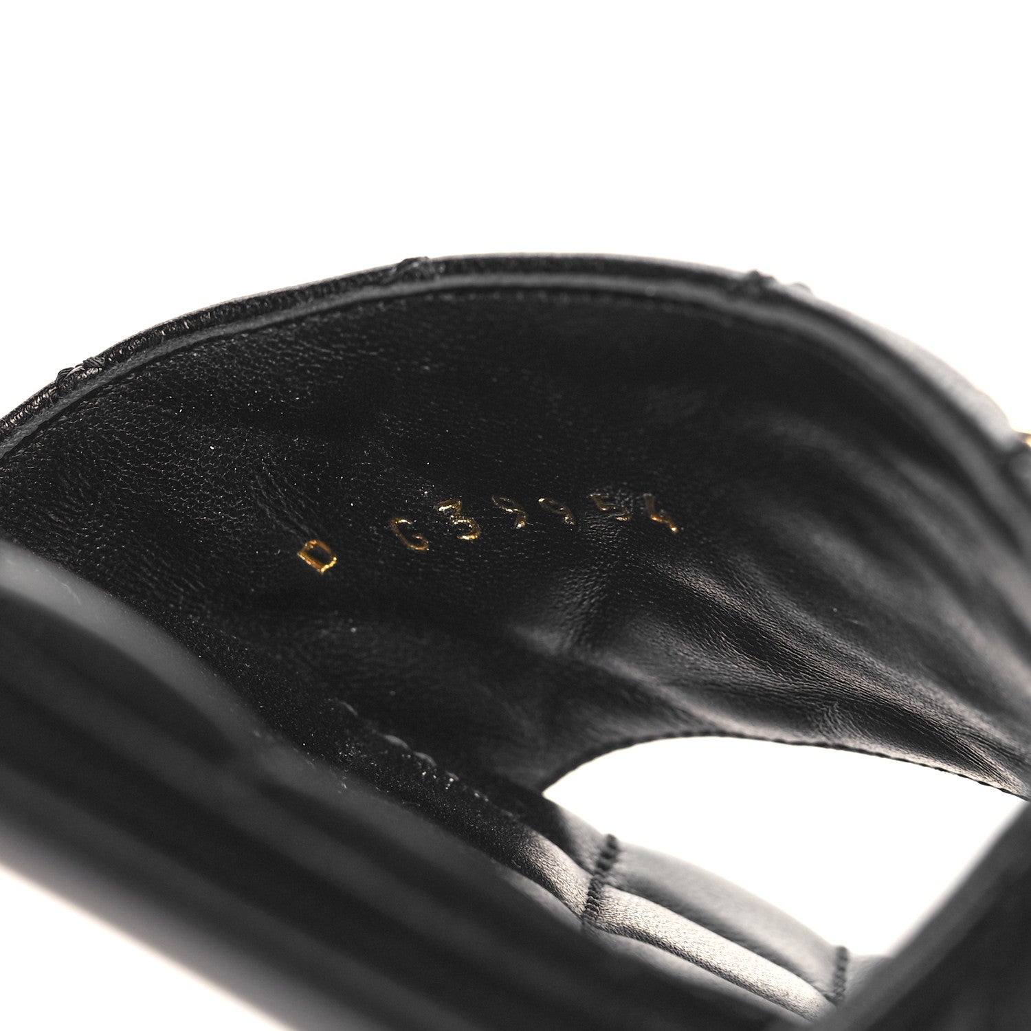 Chanel Shiny Goatskin Quilted CC Mules Sandals 39.5 Black 6 of 8