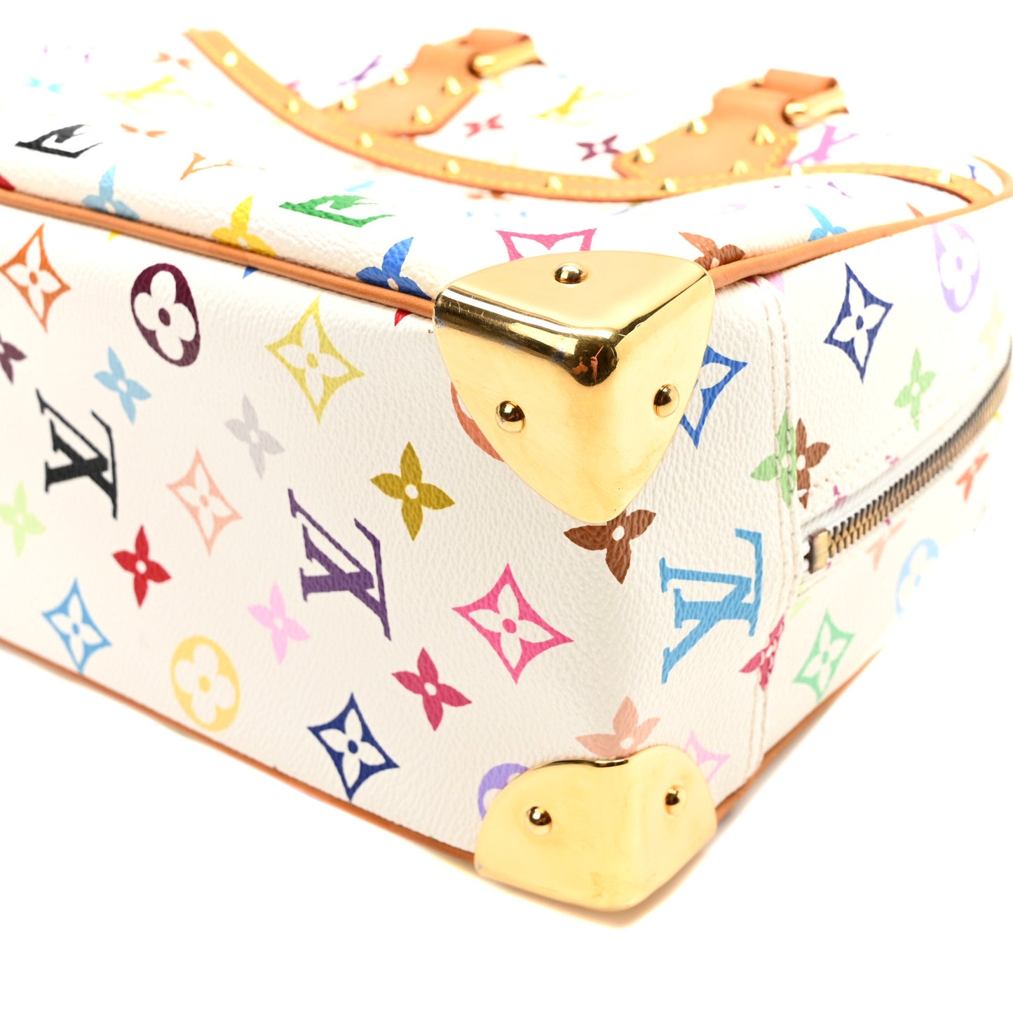 Monogram Multicolor Trouville White