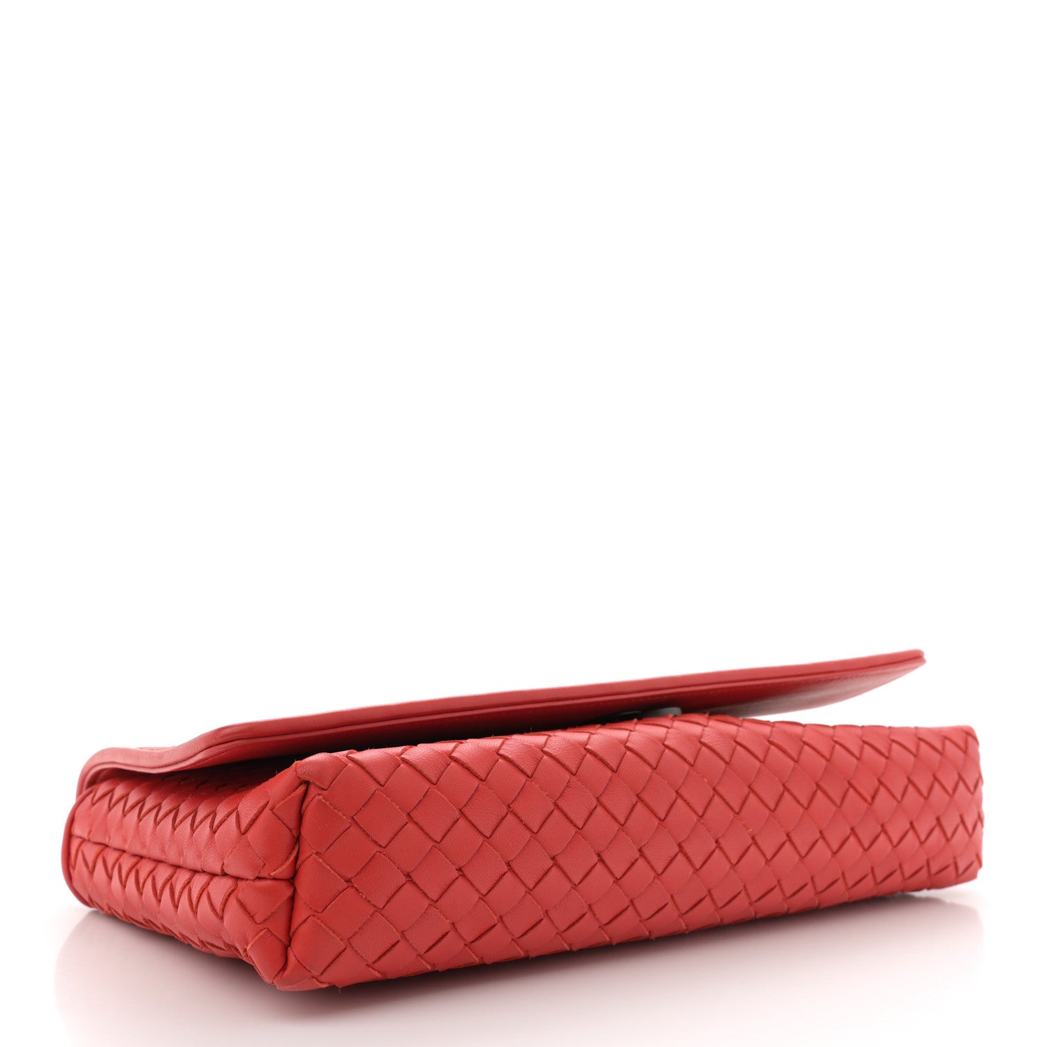 Bottega Veneta Nappa Intrecciato Crossbody Flap Red 4 of 10