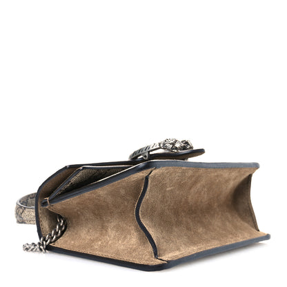 Gucci GG Supreme Monogram Mini Dionysus Top Handle Bag Beige Ebony Taupe 4 of 10