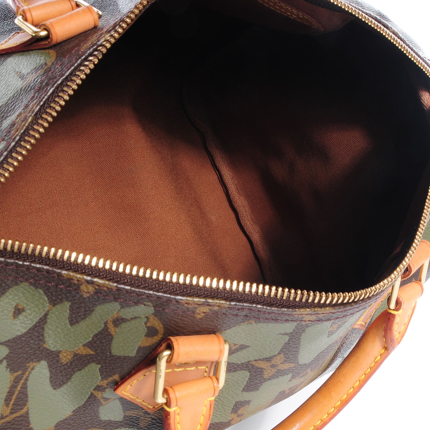 Louis Vuitton Monogram Graffiti Speedy 30 Kaki 6 of 8