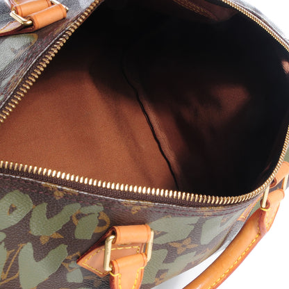 Louis Vuitton Monogram Graffiti Speedy 30 Kaki 6 of 8