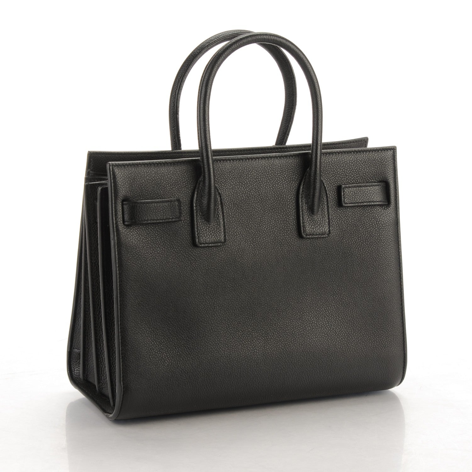 Saint Laurent Grained Calfskin Baby Sac De Jour Black 3 of 6