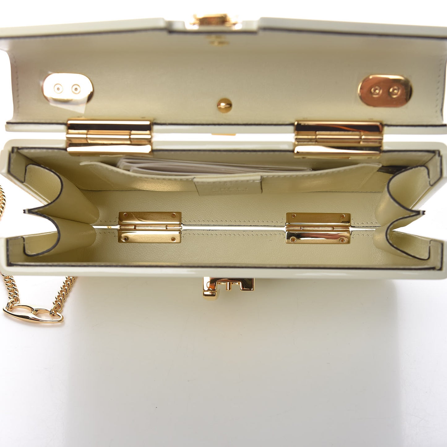 Plexiglass Mini Sylvie 1969 Top Handle Bag Ivory